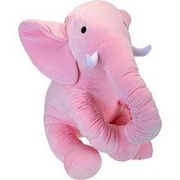 VFM e-Store Ultrasoft 40cm Pink Elephant Luxury Pastel Ruffled Plush Cuddly Toy
