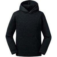 Russell Authentic Hooded Sweatshirt in Black | Size: 5-6 Years