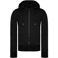 BoxRaw Men's Long Sleeve Zip Up Graphic Logo Black Marciano Track Jacket | Size: XL