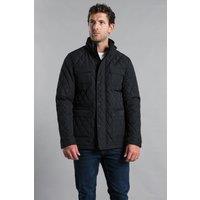 Kensington Eastside Men's Diamond Quilted Jacket in Black | Size: Small
