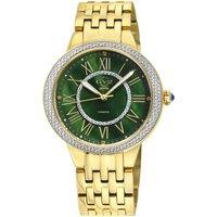 Astor II Green MOP Dial IPYG Swiss Quartz Diamond Watch