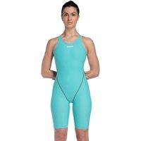 Arena Women's Powerskin ST NEXT Open Back - Aquamarine Blue in Aqua | Size: 34