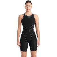 Arena Women's Powerskin Impulso Open Back - Black/Teal in Black | Size: 32