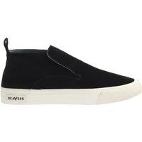 Seavees Women's Huntington Middle Slip-On Black Suede Leather Shoes | Size: 5