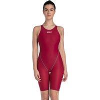 Arena Women's Powerskin ST NEXT Open Back - Deep Red | Size: 24