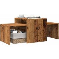 Coffee Table Old Wood 100x48x40 cm Engineered Wood
