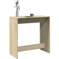 Berkfield Home Bar Table Sonoma Oak 102x50x103.5 cm Engineered Wood in Brown