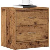 Bedside Cabinet Old Wood 40x30x40 cm Engineered Wood