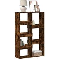 Berkfield Home Bookcase Smoked Oak 100x33x155.5 cm Engineered Wood in Brown