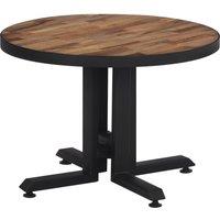 Coffee Table Round ?55x40 cm Solid Reclaimed Teak