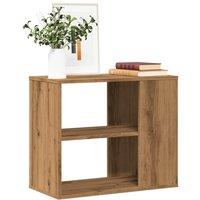 Berkfield Home Side Cabinet Artisan Oak 60x30x50 cm Engineered Wood in Brown | Size: 60 x 30 x 50 cm