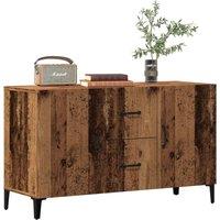 Berkfield Home Sideboard Old Wood 100x36x60 cm Engineered Wood in Brown | Size: 100 x 36 x 60 cm
