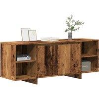 Berkfield Home TV Cabinet Old Wood 130x35x50 cm Engineered Wood in Brown | Size: 130 x 35 x 50 cm