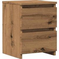 Bedside CabinetAritisan Oak 30x30x40 cm Engineered Wood