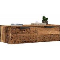 Berkfield Home Wall Cabinet Artisan Oak 68x30x20 cm Engineered Wood in Brown | Size: 68 x 30 x 20 cm