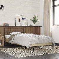 Berkfield Home Bed Frame without Mattress Sonoma Oak 90x190 cm Single in Brown