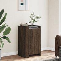 Berkfield Home Sideboard Brown Oak 45x35x75 cm Engineered Wood | Size: 45 x 35 x 75 cm