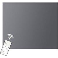MYLEK Electric Panel Heater WIFI App Controlled Slimline 500W in Charcoal