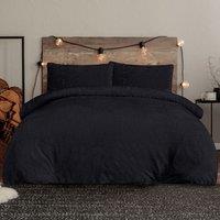 Luxury Super Soft & Reversible Waffle Teddy Fleece Duvet Set