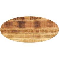 Table Top 110x50x2.5 cm Oval Solid Wood Mango