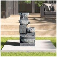 Creative Solar Powered Water Feature Outdoor Fountain Deco