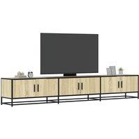 Berkfield Home TV Cabinet Sonoma Oak 240x35x41 cm Engineered Wood in Brown | Size: 240 x 35 x 41 cm