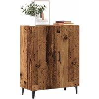 Berkfield Home Sideboard Old Wood 70x34x90 cm Engineered Wood in Brown | Size: 70 x 34 x 90 cm