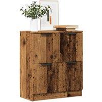 Berkfield Home Sideboard Old Wood 60x30x70 cm Engineered Wood in Brown | Size: 60 x 30 x 70 cm