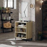 Berkfield Home Sideboard Sonoma Oak 57x35x70 cm Engineered Wood in Brown | Size: 57 x 35 x 70 cm