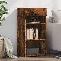 Sideboard Smoked Oak 45x42.5x93 cm Engineered Wood