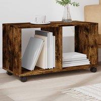 vidaXLRollingCabinetSmoked Oak 72x33x42.5 cm Engineered Wood