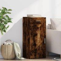 Berkfield Home Sideboard Smoked Oak 40x42.5x93 cm Engineered Wood in Brown