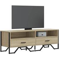 TV Cabinet Sonoma Oak 122x34x41 cm Engineered Wood