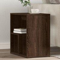 Berkfield Home Side Tables 2 pcs Brown Oak 50x30x50 cm Engineered Wood | Size: 50 x 30 x 50 cm