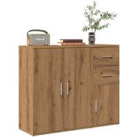 Berkfield Home Sideboard Artisan Oak 91x29.5x75 cm Engineered Wood in Brown