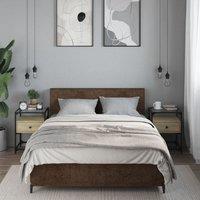Bedside Cabinets 2 pcs Sonoma Oak 40x40x55 cm Engineered Wood
