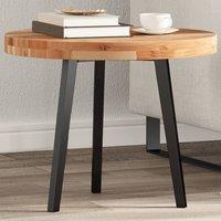 Berkfield Home Table Top Round √50x4 cm Solid Wood Acacia in Brown | Size: 50x4 cm