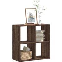 Berkfield Home Bookcase Brown Oak 68.5x32x68.5 cm Engineered Wood