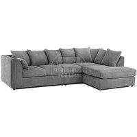 Luxor Jumbo Cord Large 5 Seater Corner Sofa Long Right Hand Facing