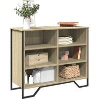 Berkfield Home Sideboard Sonoma Oak 91x35.5x74.5 cm Engineered Wood in Brown