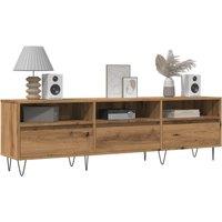 Berkfield Home TV Cabinet Old Wood 150x30x44.5 cm Engineered Wood in Brown
