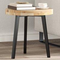 Berkfield Home Table Top Round 40x4 cm Solid Wood Acacia in Brown | Size: 40x4 cm