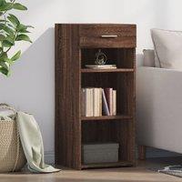 Berkfield Home Sideboard Brown Oak 40x42.5x93 cm Engineered Wood