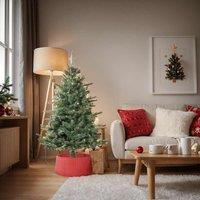 Christmas Tree Skirt Red ?56x23 cm Plastic