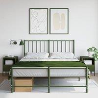 Berkfield Home Bedside Cabinets 2 pcs Olive Green 36x39x50.5 cm Steel