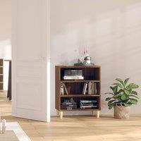 Berkfield Home Sideboard Brown Oak 57x35x70 cm Engineered Wood | Size: 57 x 35 x 70 cm