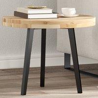 Berkfield Home Table Top Round 50x4 cm Solid Wood Acacia in Brown | Size: 50x4 cm
