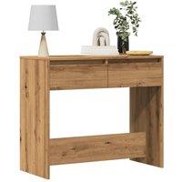 Console Table Artisan Oak 89x41x76.5 cm Engineered Wood