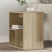 Berkfield Home Side Tables 2 pcs Sonoma Oak 50x30x50 cm Engineered Wood in Brown | Size: 50 x 30 x 50 cm