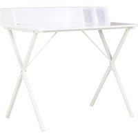 Berkfield Home Desk White 80x50x84 cm | Size: 80 x 50 x 84 cm